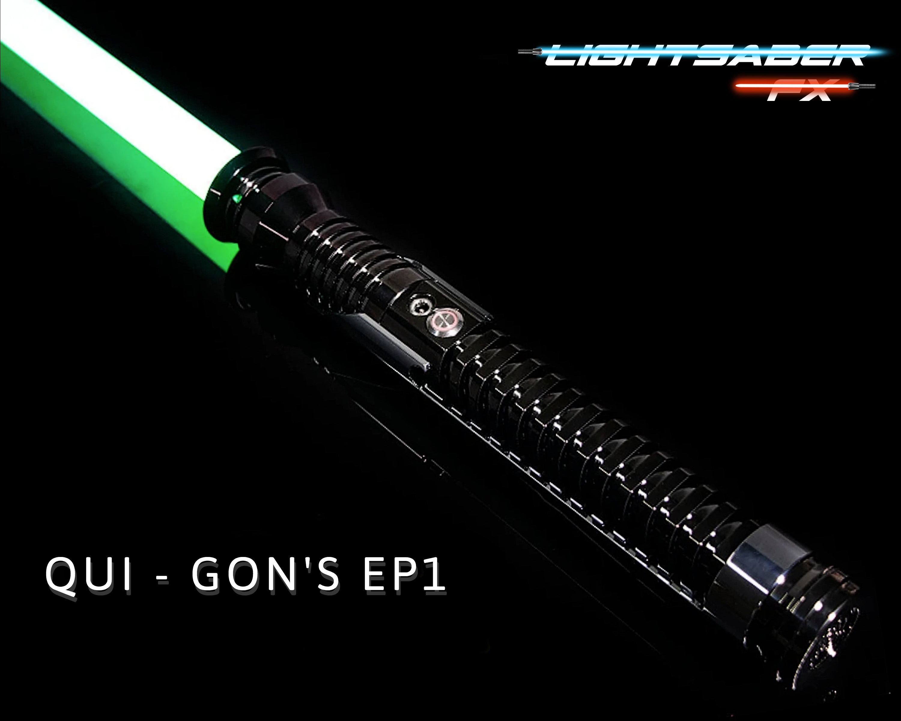 Star Wars Qui-Gon Jinn Lightsaber Replica Force FX Dueling Rechargeable SNV4